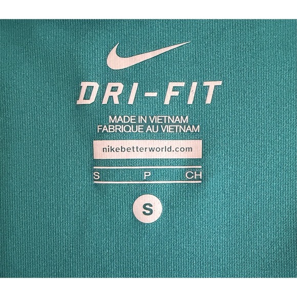 Nike Dri-Fit Stay Cool Pure Tennis Tank Top Teal Women's Size Small - Picture 8 of 9